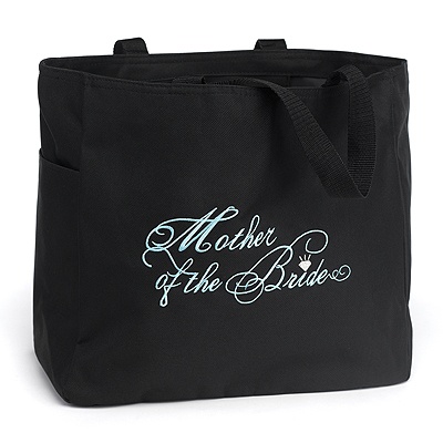 Embroidered Mother of the Bride Tote Bag
