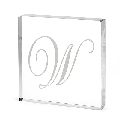 Script Initial Cake Top
