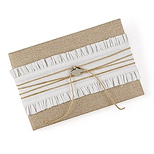 Burlap Beauty Guest Book