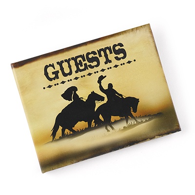 Wild West Guest Book