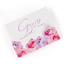 Watercolor Roses Guest Book