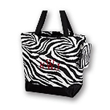 Black Zebra Tote Bag