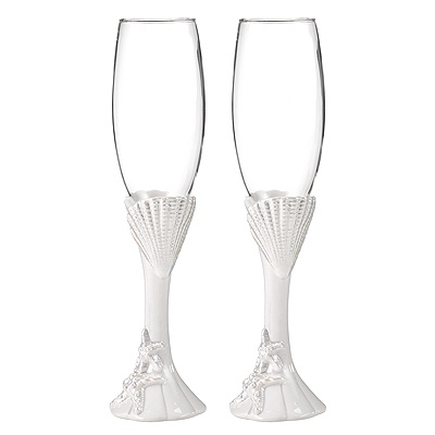 Starfish Toasting Flutes