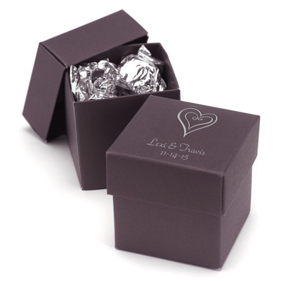 Raisin Two-Piece Favor Boxes