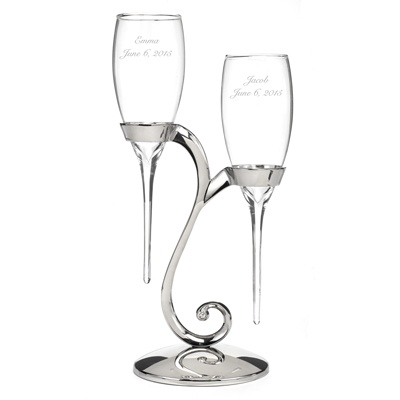 Stemless Flutes and Swirl Stand