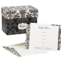 Damask Bridal Shower Recipe Box Set