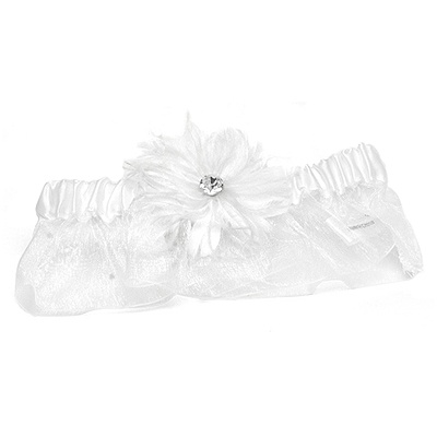 Feathered Fantasy Wedding Garter