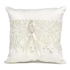 Sentimental Lace Ring Pillow