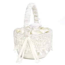 Sentimental Lace Flower Basket
