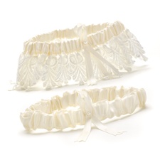 Sentimental Lace Wedding Garter