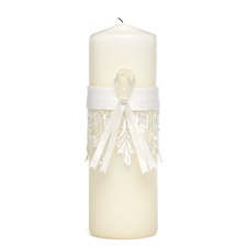 Sentimental Lace Unity Candle