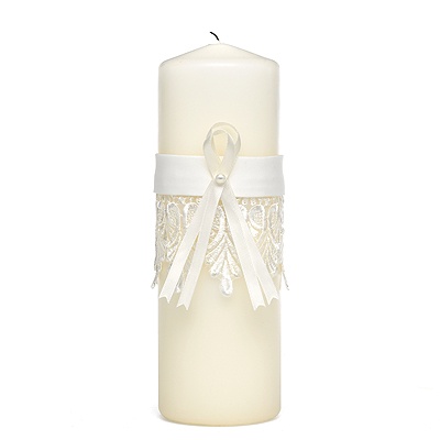 Sentimental Lace Unity Candle