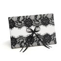 Vintage Black Lace Guest Book
