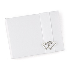 With All My Heart - White Guest Book