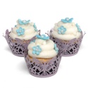 Lavender Butterfly Cupcake Wraps