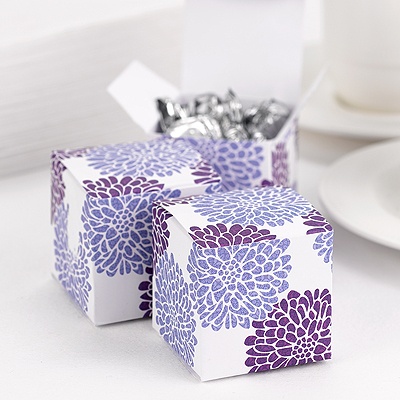 It Takes Two - Purple - Favor Boxes