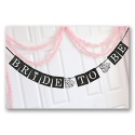 Black Bride To Be Banner
