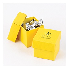 Yellow Two-Piece Favor Box