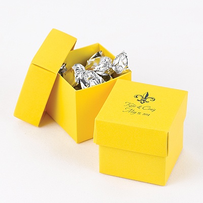 Yellow Two-Piece Favor Box