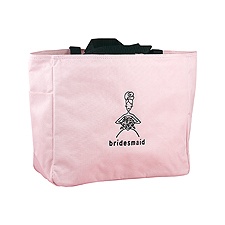 Pink Bridesmaid's Tote Bag
