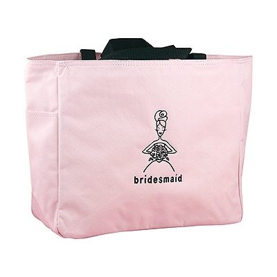Pink Bridesmaid's Tote Bag