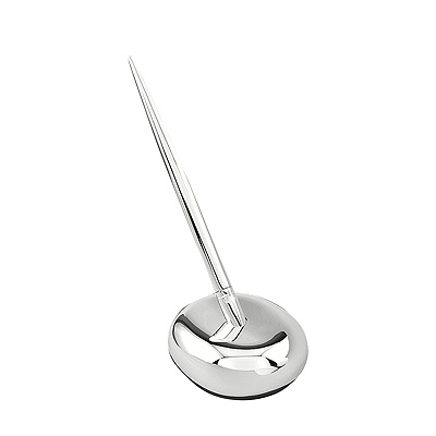 Silver Round Based Pen