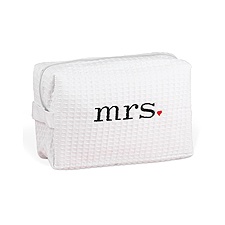 Embroidered Mrs. Travel Bag