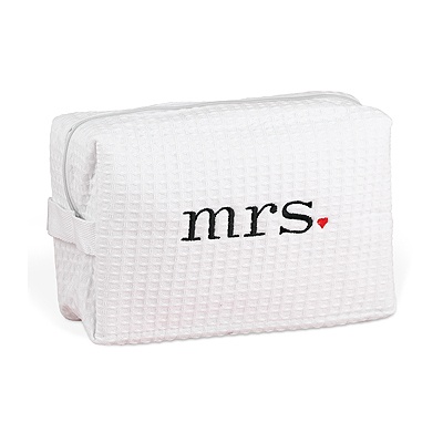 Embroidered Mrs. Travel Bag