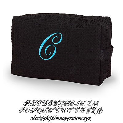 Personalized Cosmetic Bag - Black