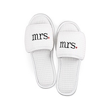 Embroidered Mrs. Slippers