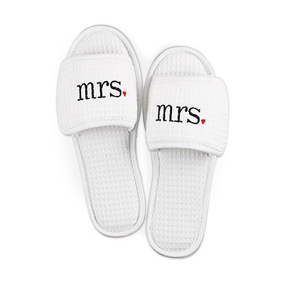 Embroidered Mrs. Slippers