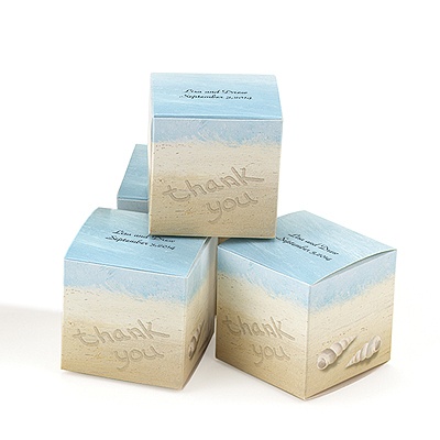Beach Scene Favor Boxes