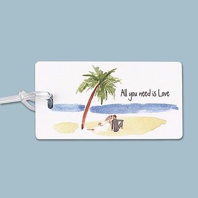Tropical Luggage Tag