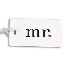 Romantic Mr. Luggage Tag