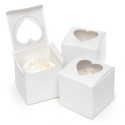 Heart Window Cupcake Boxes