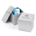 Silver Shimmer Two-Piece Favor Boxes