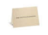 Gold Shimmer - Thank You Card and Envelope