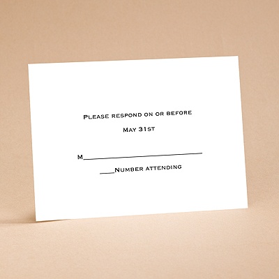 Love and Marriage - Respond Card and Envelope