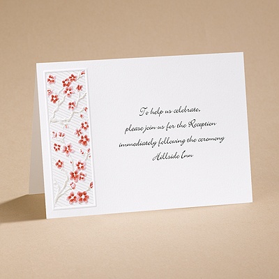 Love's Blossom - Reception Card