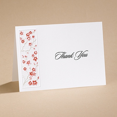Love's Blossom - Thank You Card and Envelope
