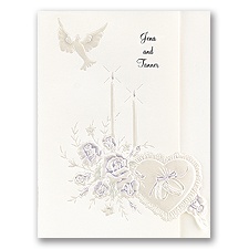 Dearly Beloved - Purple - Invitation