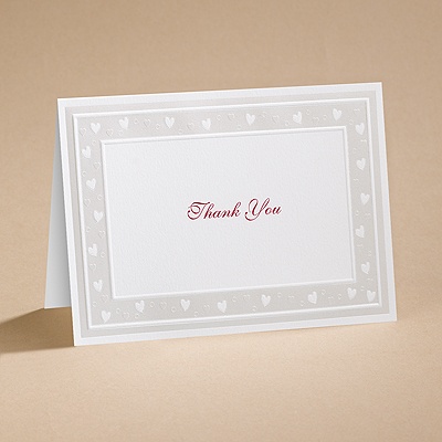 Sweet Hearts - Thank You Card and Envelope