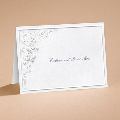 Romantic Butterflies - Note Card and Envelope