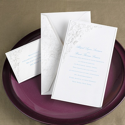 Romantic Butterflies - Invitation
