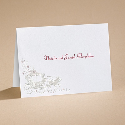Your Carriage Awaits - Notecard and Envelope