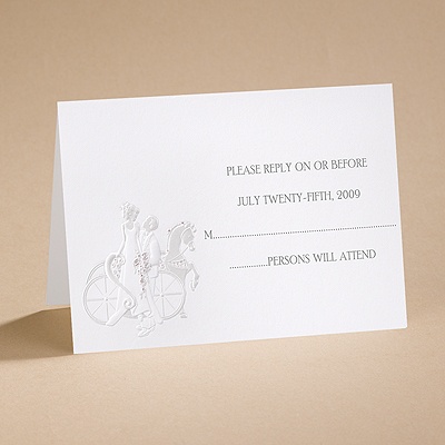 An Enchanted Ride - Respond Card and Envelope