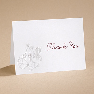 An Enchanted Ride - Thank You Card and Envelope