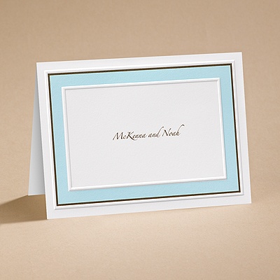 Teal Tones - Note Card and Envelope