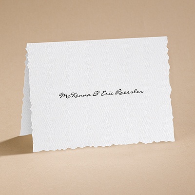 Textured Scalloped Edge - Notecard and Envelope