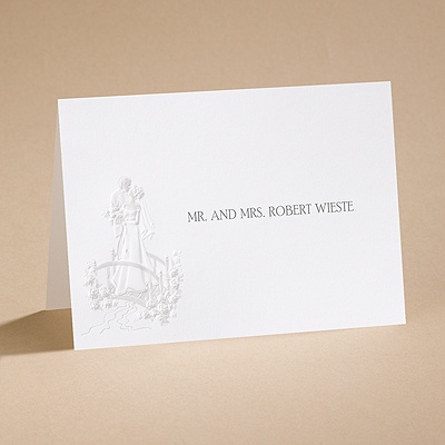 Love's Journey with Pearl Accents - Note Card and Envelope